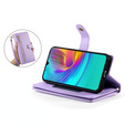 Etui z klapką do Samsung Galaxy A36 5G, Wallet Zipper Pocket, fioletowe