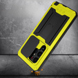 Etui pancerne do Samsung Galaxy S23 Ultra, R-JUST CamShield Slide, żółte