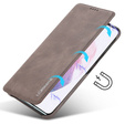 Etui z klapką do Samsung Galaxy S22+ Plus 5G, LC.IMEEKE, kawowe