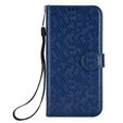 Etui z klapką do Motorola Moto G86 5G, Wallet Rhombus, niebieskie