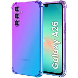Etui Gradient Dropproof do Samsung Galaxy A26 5G, Fioletowe / niebieskie