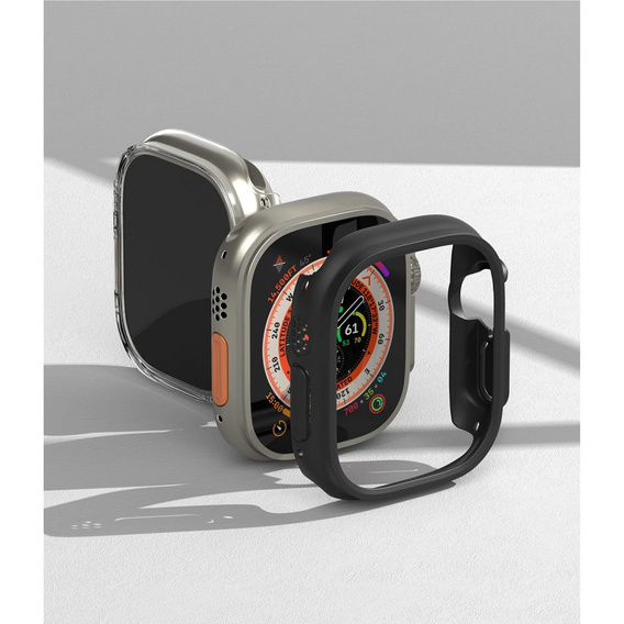 Etui Ringke do Apple Watch Ultra 1/2/3 49mm, Slim, 2-Pack, Clear / Matte Black