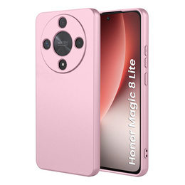 Etui do Honor Magic 8 Lite, Silicone Lite, różowe