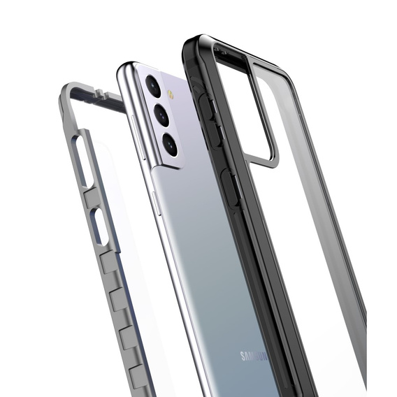 Etui do Samsung Galaxy S21, Full Body, Czarne