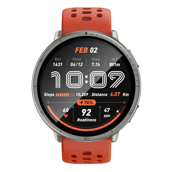 2x Szkło Hybrydowe ERBORD do Amazfit Active 2