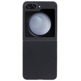 Etui do Samsung Galaxy Z Flip5 5G, karbonowe Carbon Fiber, czarne