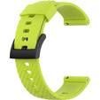 Pasek silikonowy do zegarka Suunto 9, Jasny Zielony