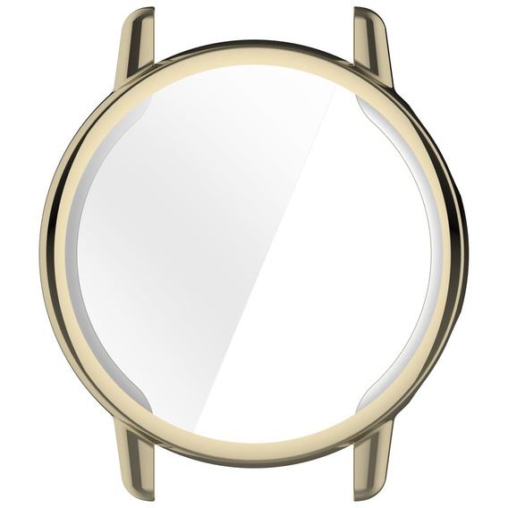 2w1 Etui z Osłoną na ekran do Garmin Vivoactive 5, Złote
