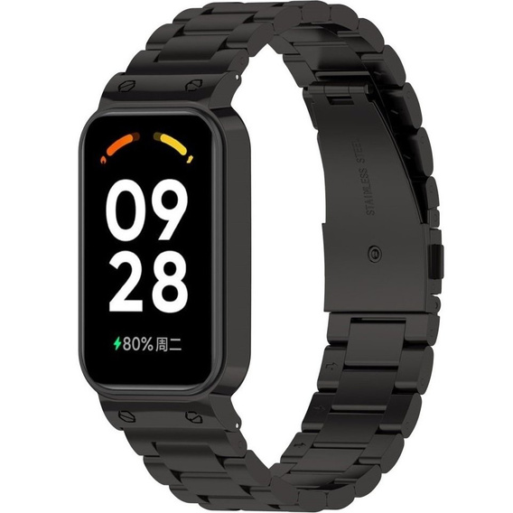 Bransoleta do Xiaomi Redmi Smart Band 2 / Xiaomi Smart Mi Band 8 Active, Czarna