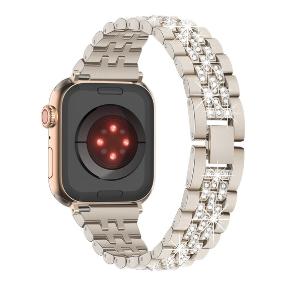 Bransoleta do Apple Watch 1/2/3/4/5/6/7/8/9/10/11/SE Ultra 1/2/3 42/44/45/46/49mm, Beżowa