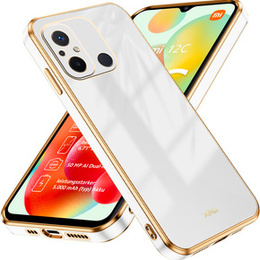 Etui do Xiaomi Redmi 12C, Glamour CamShield, białe