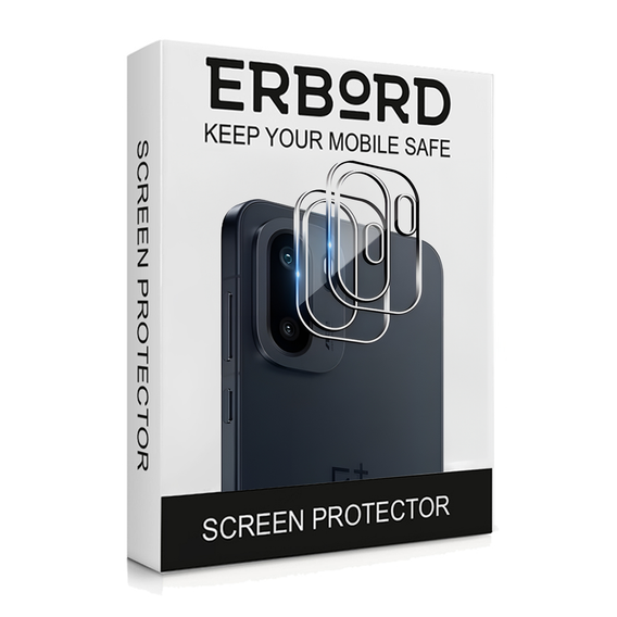 2x Szkło hartowane na aparat ERBORD do OnePlus 15R, Przezroczyste