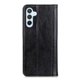 Etui do Samsung Galaxy A36 5G, Wallet Litchi Leather, czarne