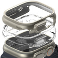 Etui Ringke do Apple Watch Ultra 1/2/3 49mm, Slim, 2-Pack, Clear / Titanium Grey