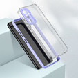 Etui do Samsung Galaxy A14 5G, Fusion Hybrid, przezroczyste / fioletowe