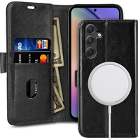 Etui z klapką do Samsung Galaxy A54 5G, Wallet, do MagSafe, czarne