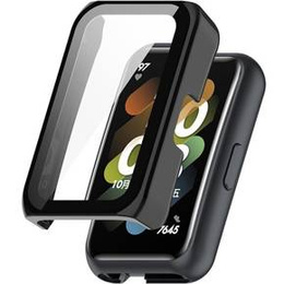 2w1 Etui + Szkło do Huawei Honor Band 6 / 7, Czarne