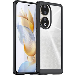 Etui przezroczyste TPU do Honor 90, czarne