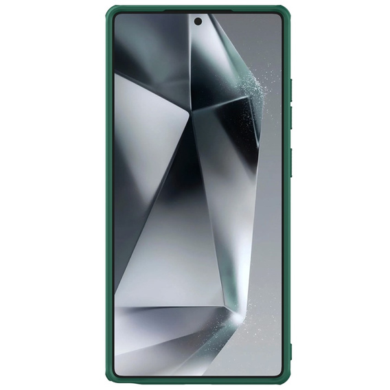 Etui NILLKIN do Samsung Galaxy S25 Ultra, Super Frosted Shield Case, zielone