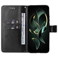 Etui z klapką do Xiaomi 13T / 13T Pro, Butterfly, czarne