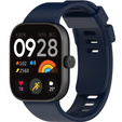 Pasek Silikonowy do Xiaomi Redmi Watch 4 / Xiaomi Smart Band 8 Pro / Xiaomi Smart Band 9 Pro, Granatowy