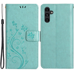Etui z klapką do Samsung Galaxy S23 FE, Butterfly, zielone