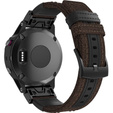 Pasek Nylonowy Quickfit do Garmin Fenix 22mm, Brązowy