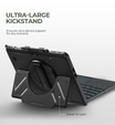 Etui Dexnor 360° do Microsoft Surface Pro 11/10/9, z paskiem i miejscem na rysik - czarne