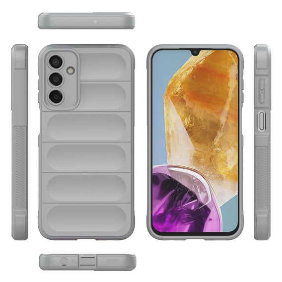 Etui do Samsung Galaxy M15 5G, Gaming Shockproof, szare