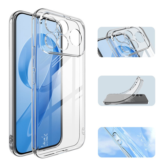 Etui IMAK do Xiaomi Poco F8 Ultra, UX-5 Series, przezroczyste