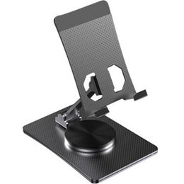 Uniwersalna aluminiowa podstawka na tablet / czytnik / do telefonu, obrotowa, szara
