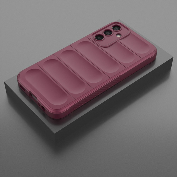 Etui do Samsung Galaxy M15 5G, Gaming Shockproof, bordowe