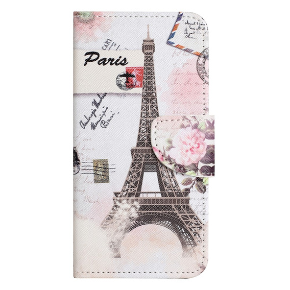 Etui z klapką do Samsung Galaxy M15 5G, Wallet, Eiffel Tower