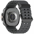 Pasek Silikonowy do Samsung Galaxy Watch 8 / 8 Classic, Szary