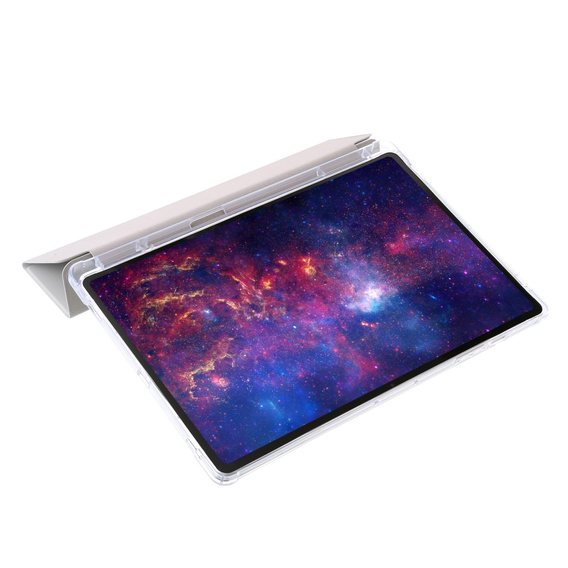 Etui do Samsung Galaxy Tab S9 Ultra, Smartcase Hybrid, z miejscem na rysik, szare