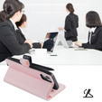 Etui z klapką do Xiaomi Redmi Note 13 5G, Wallet Zipper Pocket, różowe