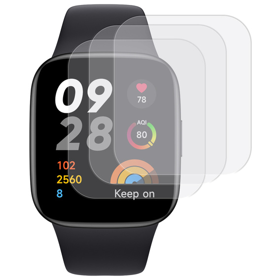3x Folia Hydrożelowa ERBORD do Xiaomi Redmi Watch 3