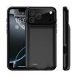 Etui z Baterią 6000mAh do iPhone 17 Pro Max, czarne