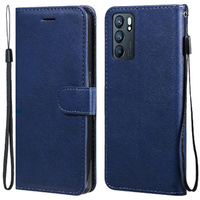 Etui Wallet do Oppo Reno6 5G, Blue