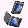 Etui do Samsung Galaxy Z Flip7 FE / Z Flip6, PC Case, przezroczyste / czarne