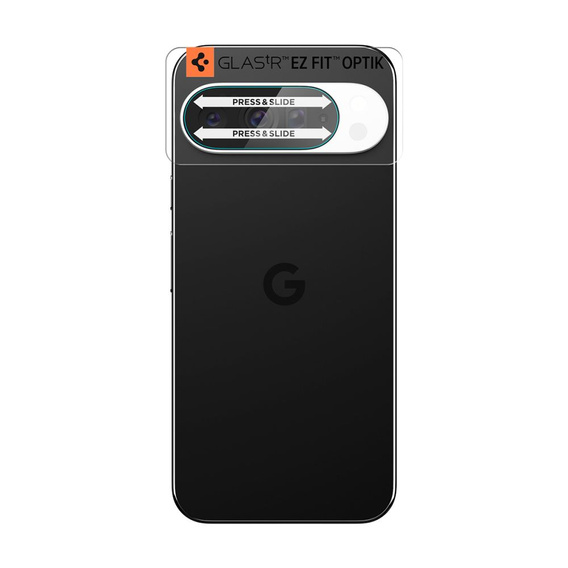 2x Spigen OPTIK.TR "EZ FIT", Szkło Hartowane na Aparat do Google Pixel 10 Pro, Crystal Clear