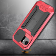 Etui pancerne do iPhone 16E, R-JUST, czerwone