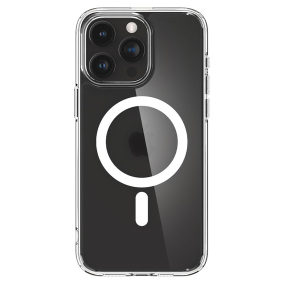 Etui z MagSafe Spigen do iPhone 15 Pro, Ultra Hybrid, Matowe Przezroczyste