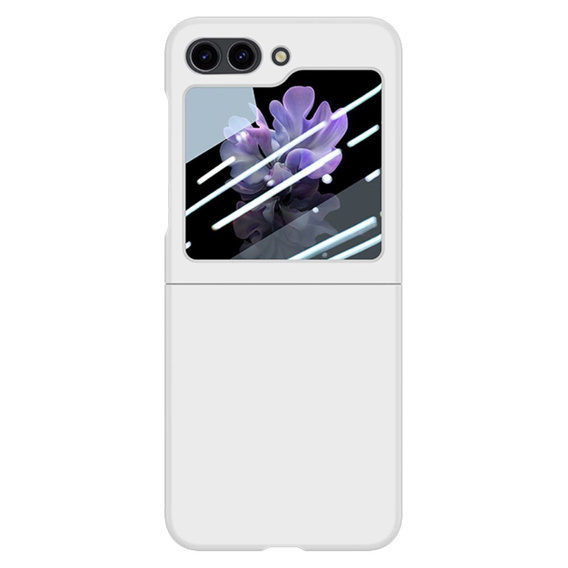 Etui do Samsung Galaxy Z Flip7 FE / Z Flip6, PC Case, białe