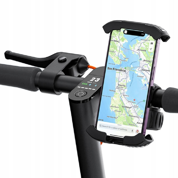 Baseus QuickGo Series Bike Phone Mount Cluster – uchwyt rowerowy - czarny