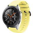 Pasek Silikonowy Uniwersalny 22mm, gładki, Żółty