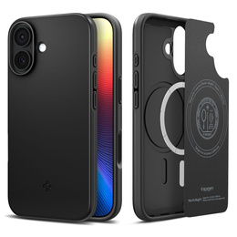 Etui Spigen do iPhone 17, Thin Fit Mag MagSafe, Black