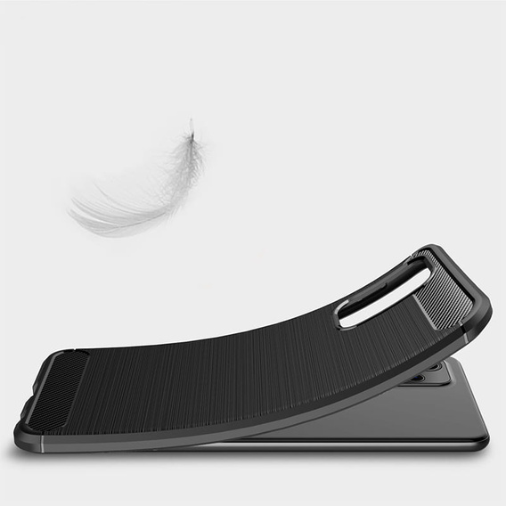 Etui do Samsung Galaxy A13 4G, Karbon, czarne