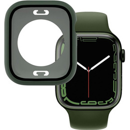 2w1 Etui + Szkło Hartowane do Apple Watch 7/8/9 45MM, Zielone