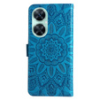 Etui do Huawei Nova 11i, Kwiaty, niebieskie